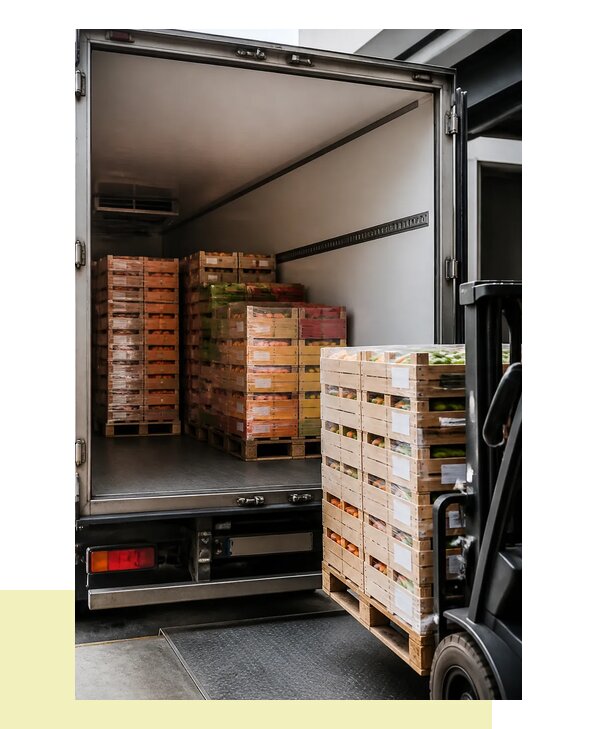 Перевозка сельхозпродукции на паллетах с доставкой в Пушкино
